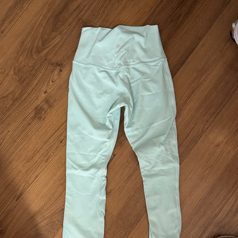 Teal align leggings